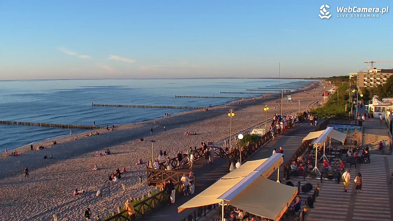 MIELNO - widok na plażę - 23 czerwiec 2026, 21:05