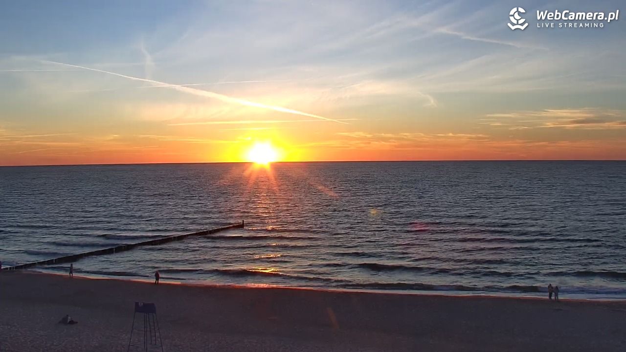 MIELNO - widok na plażę - 22 czerwiec 2026, 21:26