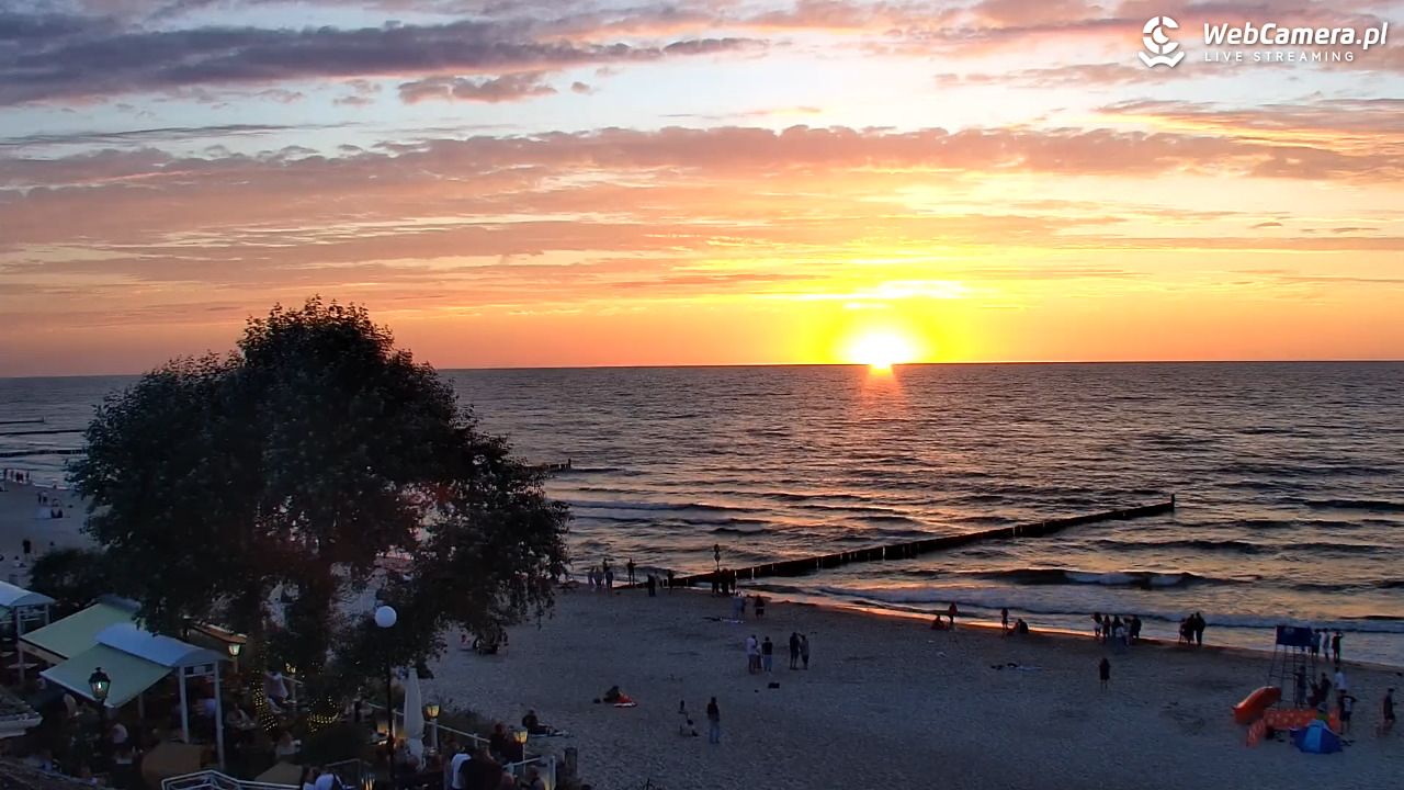 MIELNO - widok na plażę - 06 sierpień 2026, 20:43