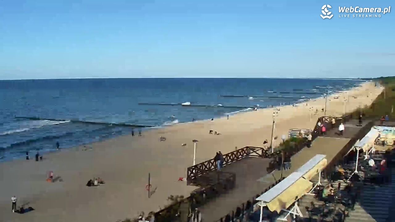 MIELNO - widok na plażę - 18 wresień 2026, 15:34