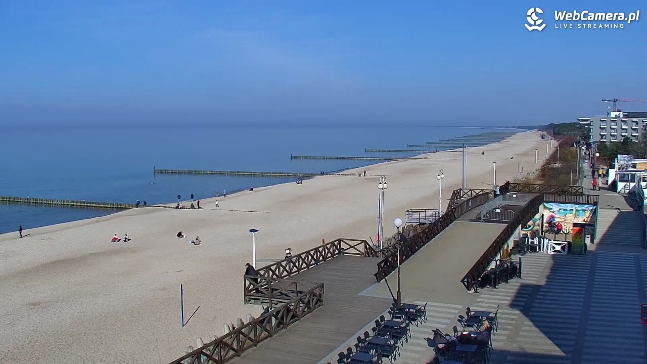 MIELNO - widok na plażę - 23 marzec 2026, 14:55