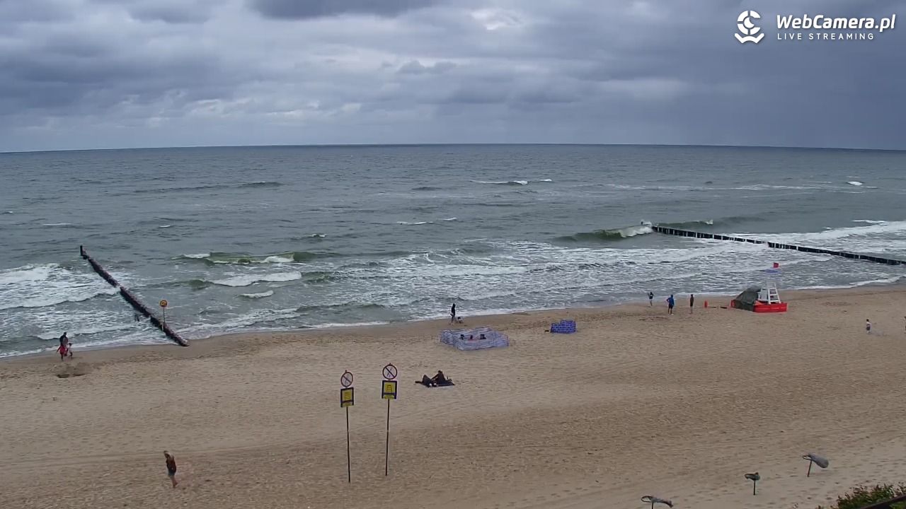 MIELNO - widok na plażę - 07 sierpień 2026, 13:47