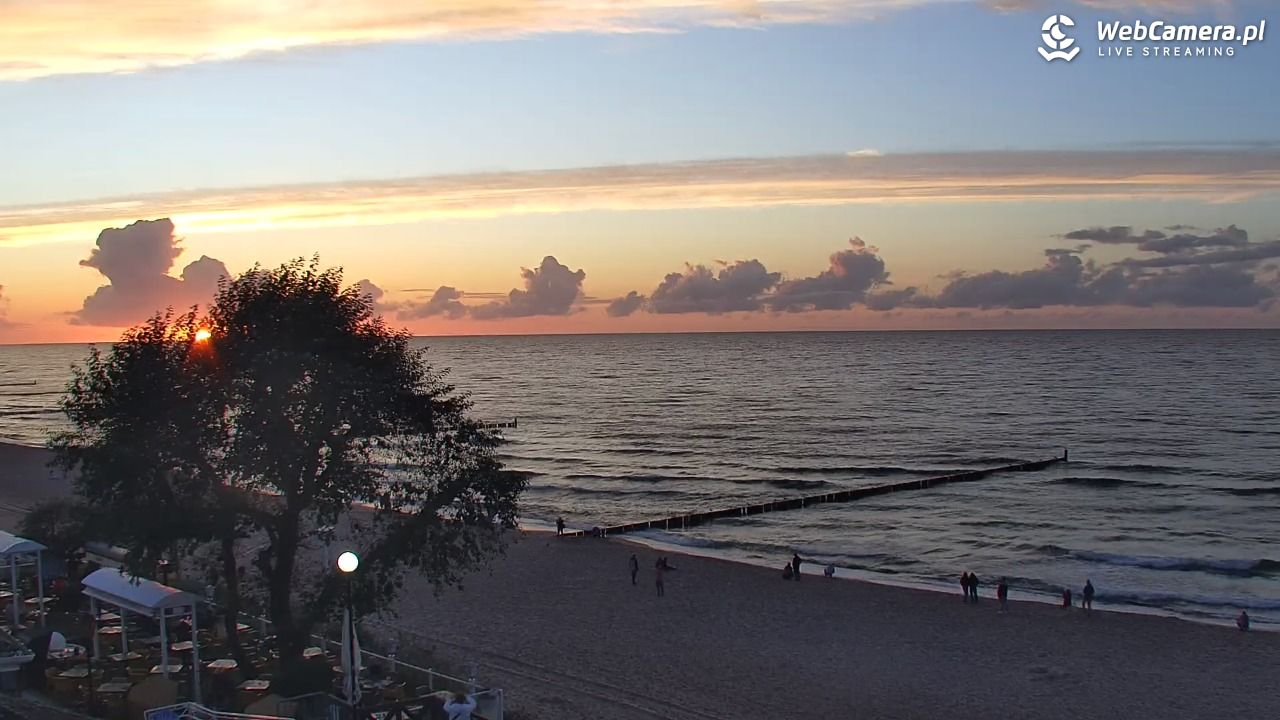 MIELNO - widok na plażę - 16 wresień 2026, 19:08