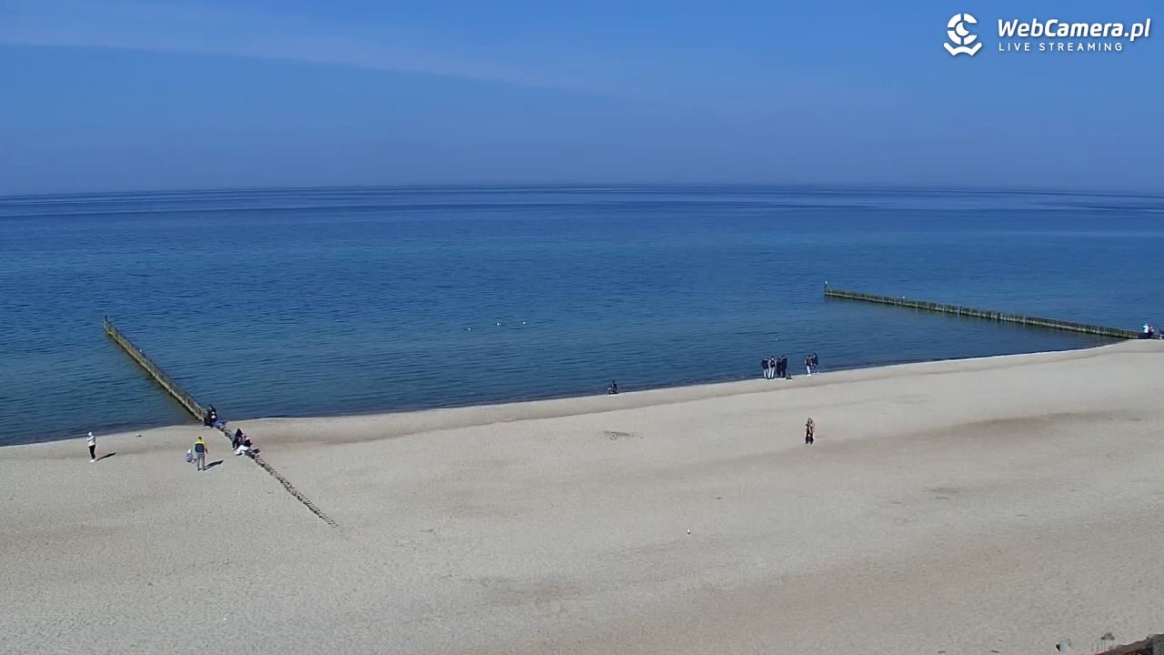 MIELNO - widok na plażę - 23 marzec 2026, 12:59