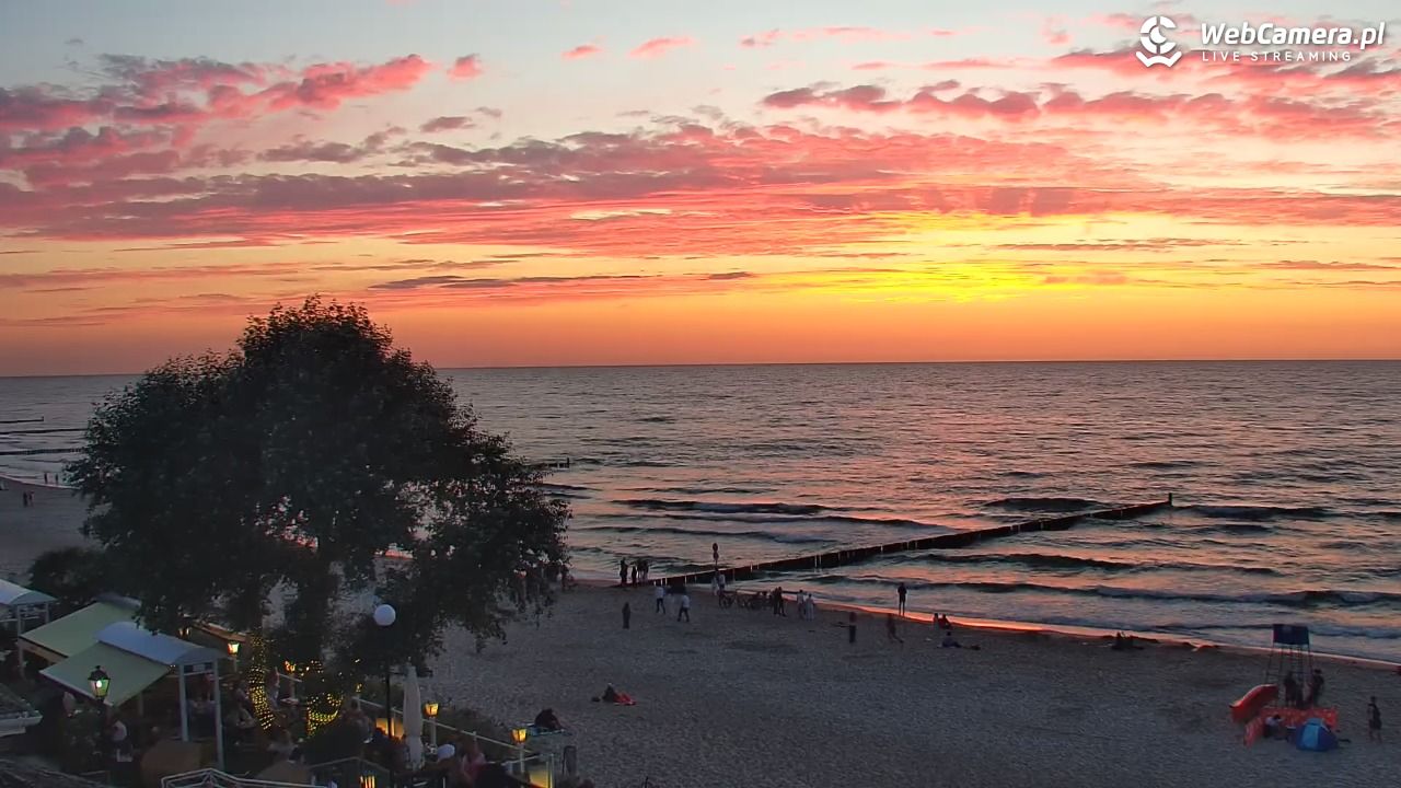 MIELNO - widok na plażę - 06 sierpień 2026, 21:01