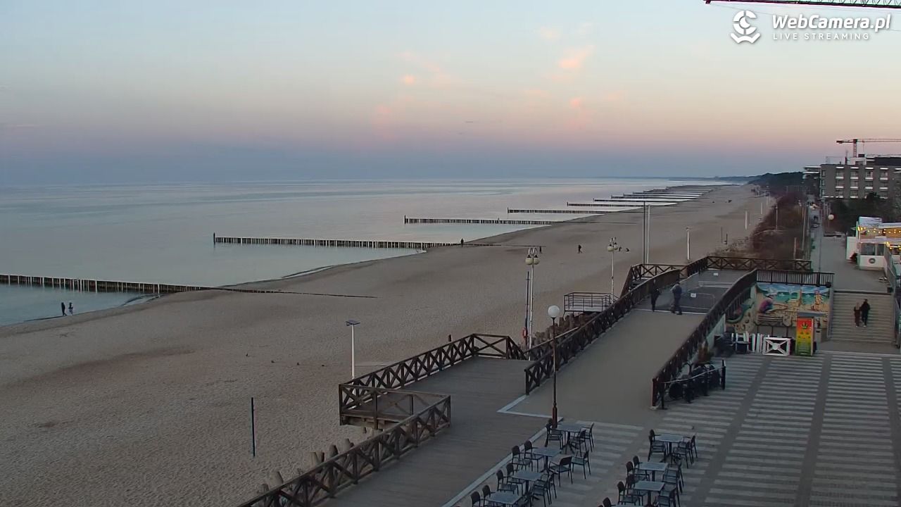 MIELNO - widok na plażę - 23 marzec 2026, 17:50