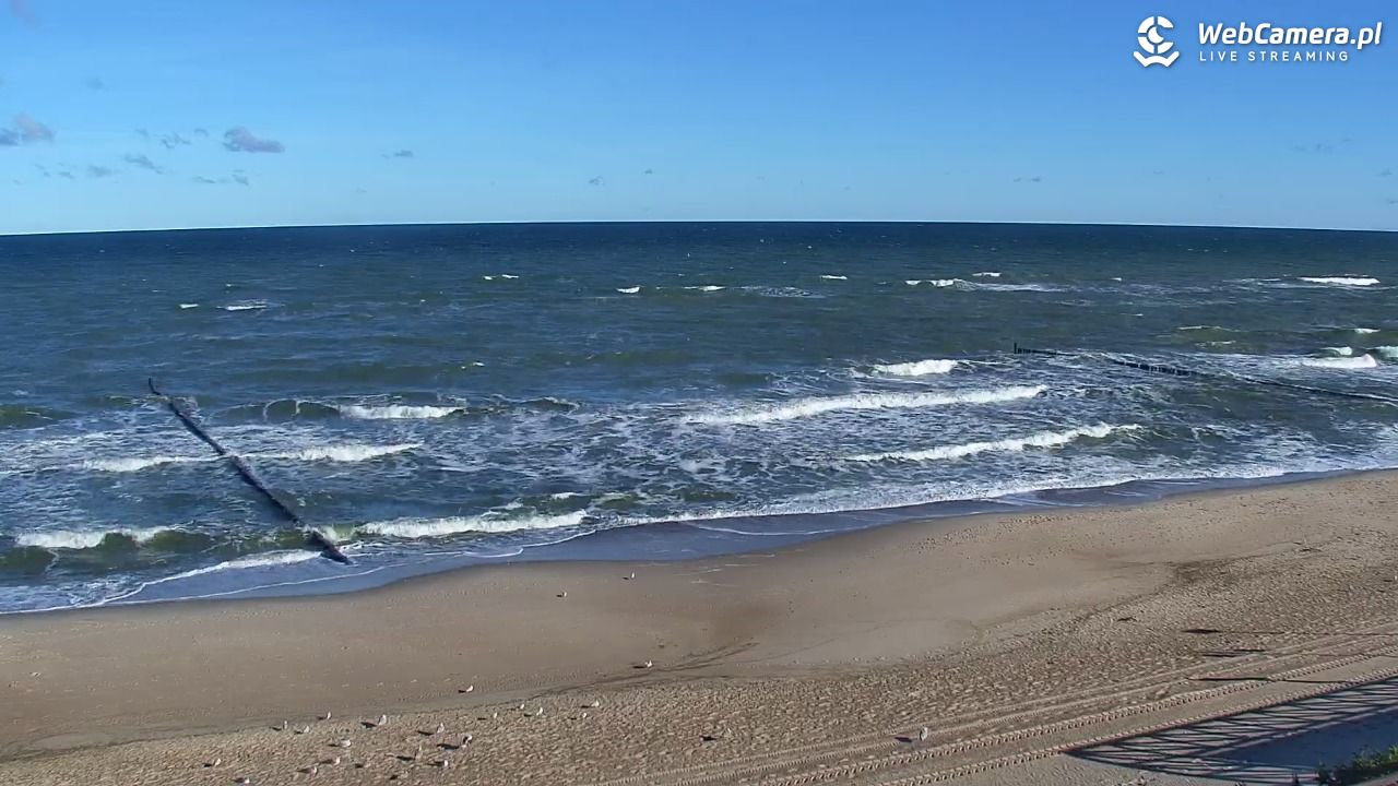 MIELNO - widok na plażę - 22 wresień 2026, 09:31