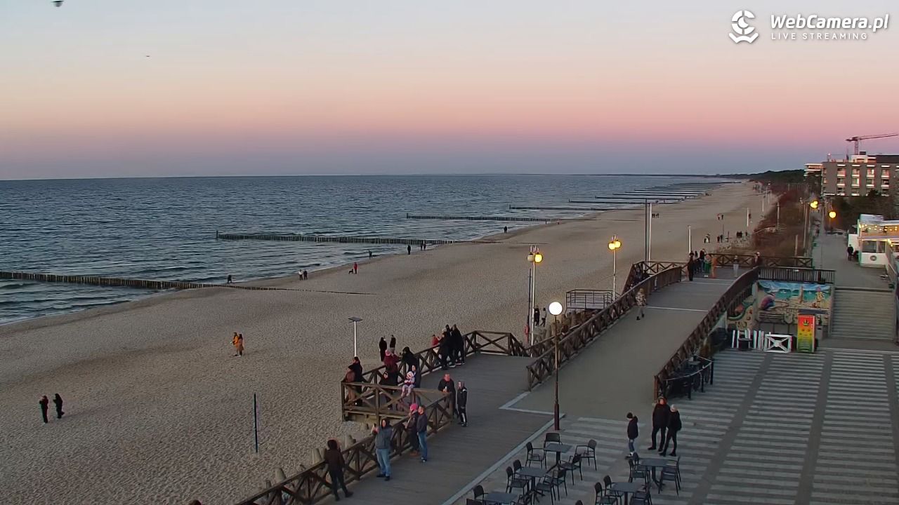 MIELNO - widok na plażę - 21 marzec 2026, 18:13