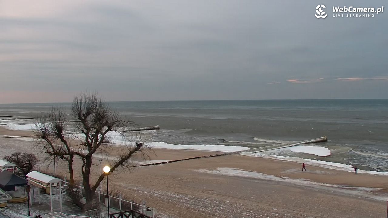 MIELNO - widok na plażę - 04 luty 2026, 16:42