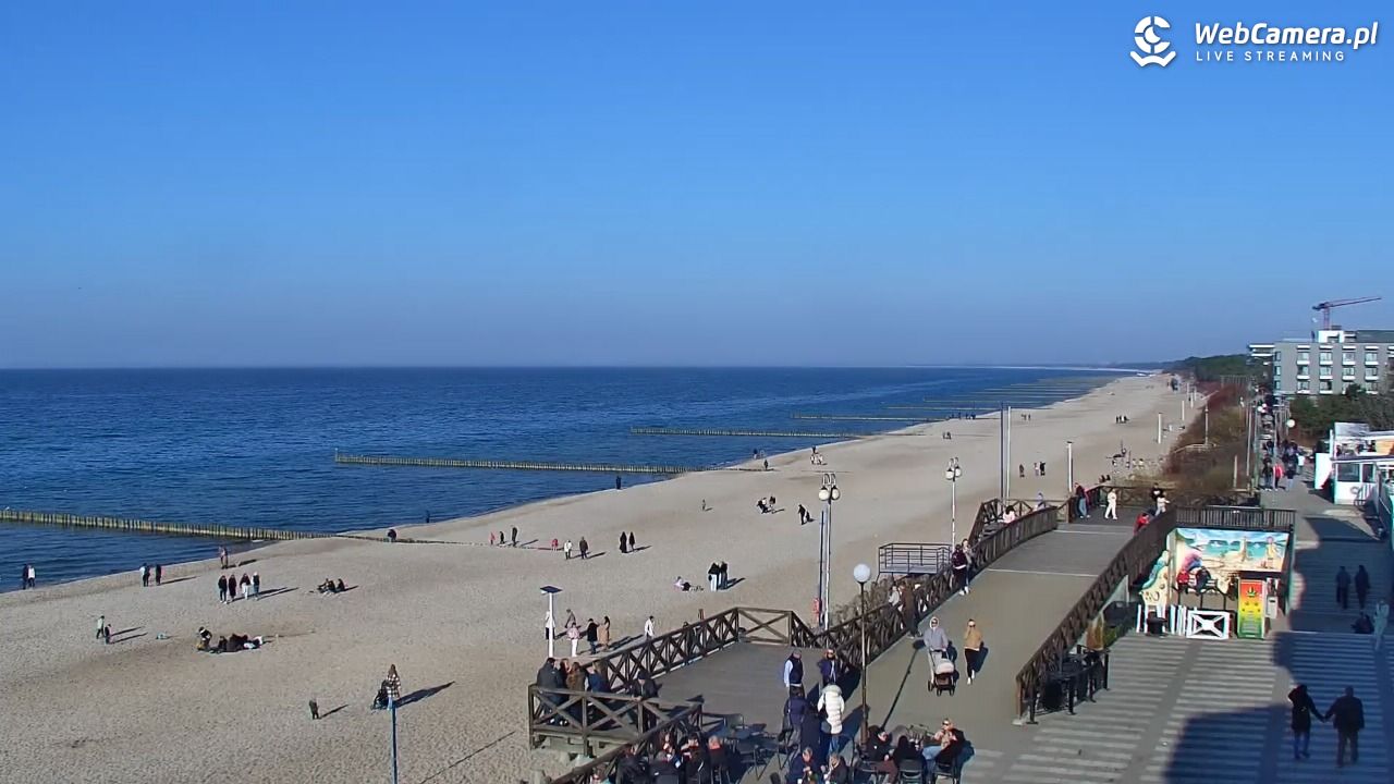 MIELNO - widok na plażę - 22 marzec 2026, 16:01