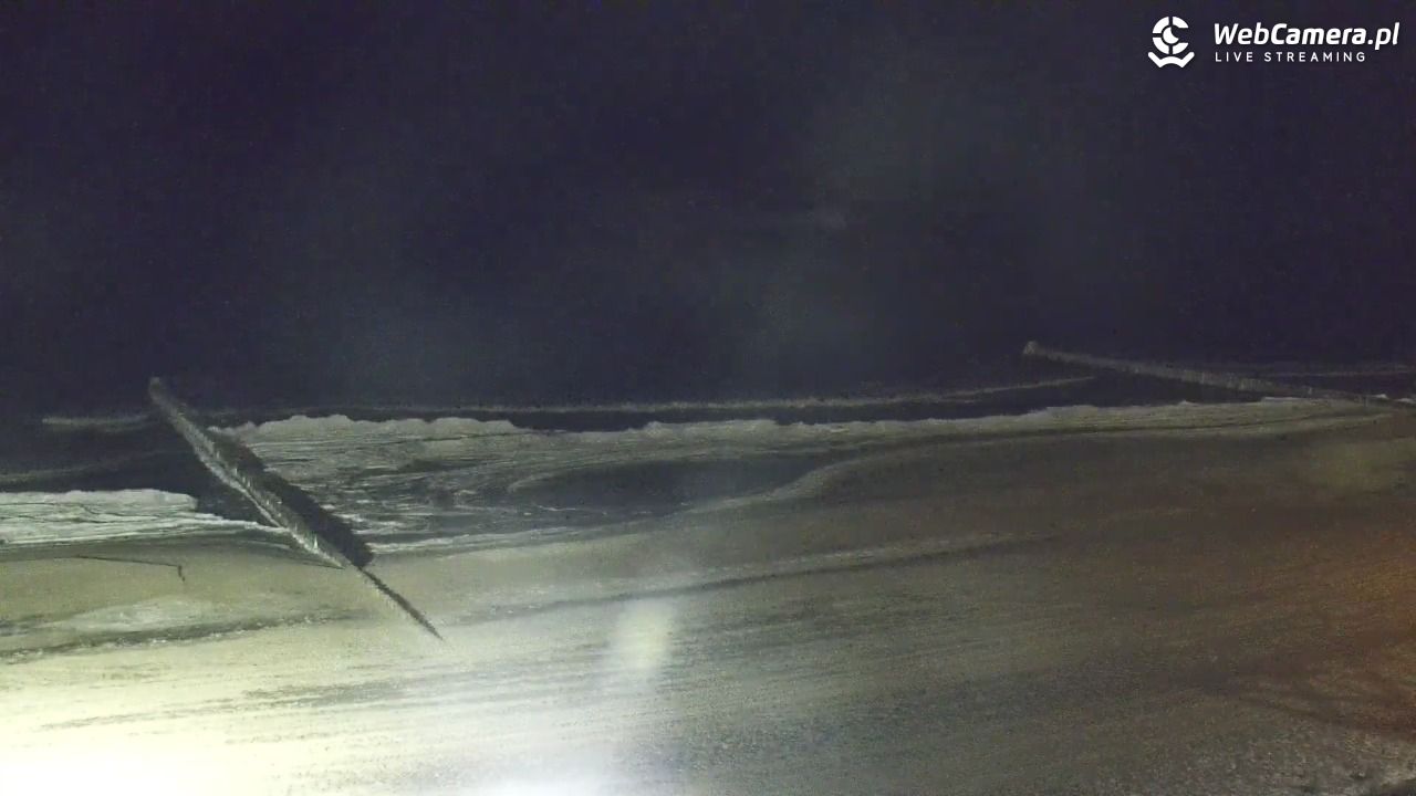 MIELNO - widok na plażę - 05 luty 2026, 06:22