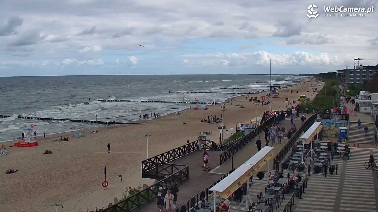 MIELNO - widok na plażę - 07 sierpień 2026, 11:21