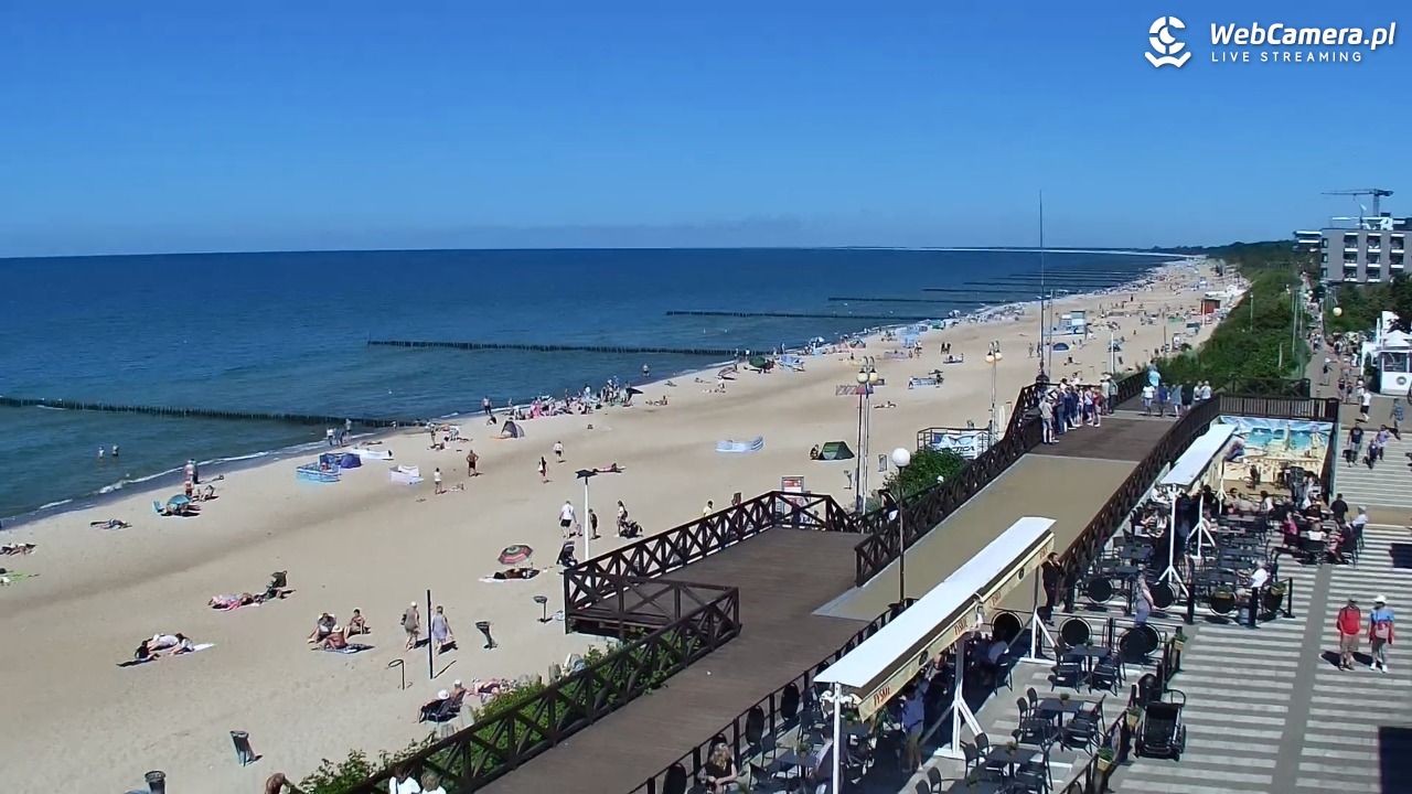 MIELNO - widok na plażę - 23 czerwiec 2026, 15:22
