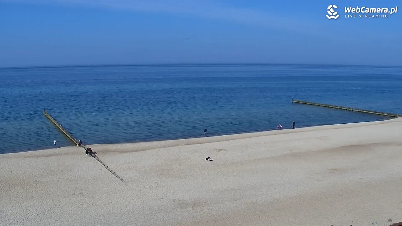 MIELNO - widok na plażę - 23 marzec 2026, 13:30