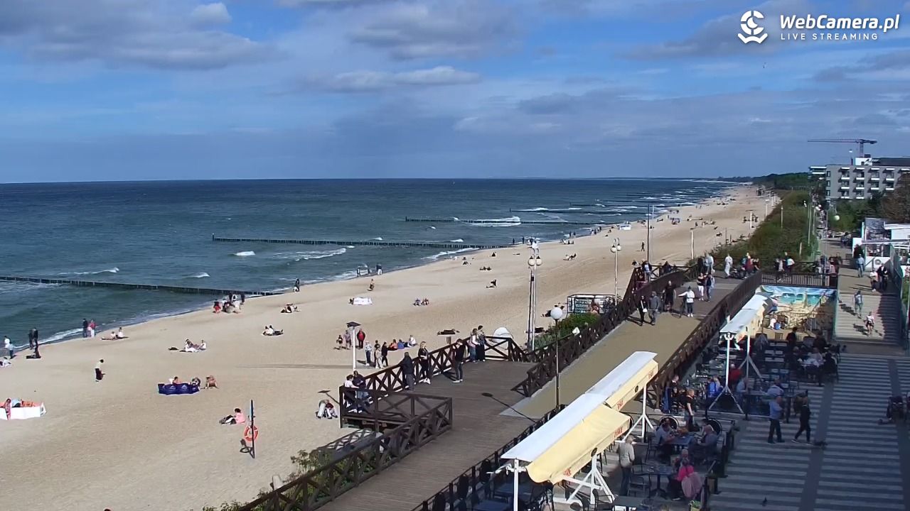 MIELNO - widok na plażę - 19 wresień 2026, 14:32