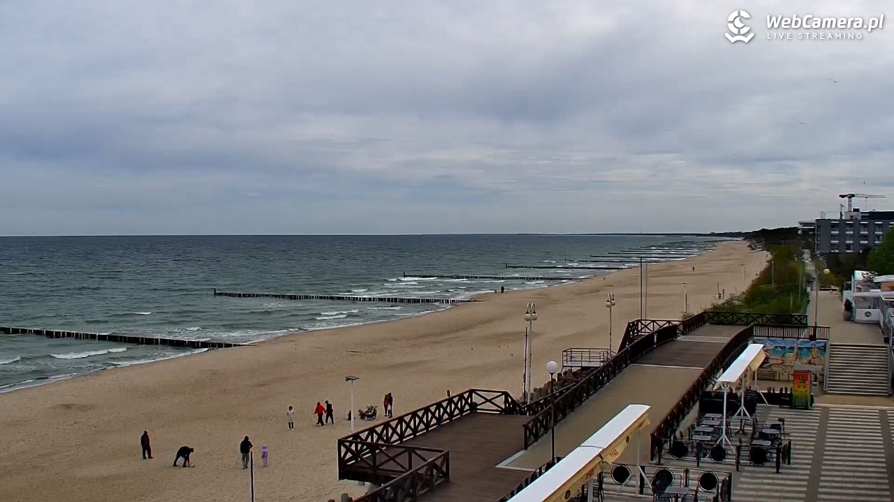 MIELNO - widok na plażę - 08 maj 2026, 10:32