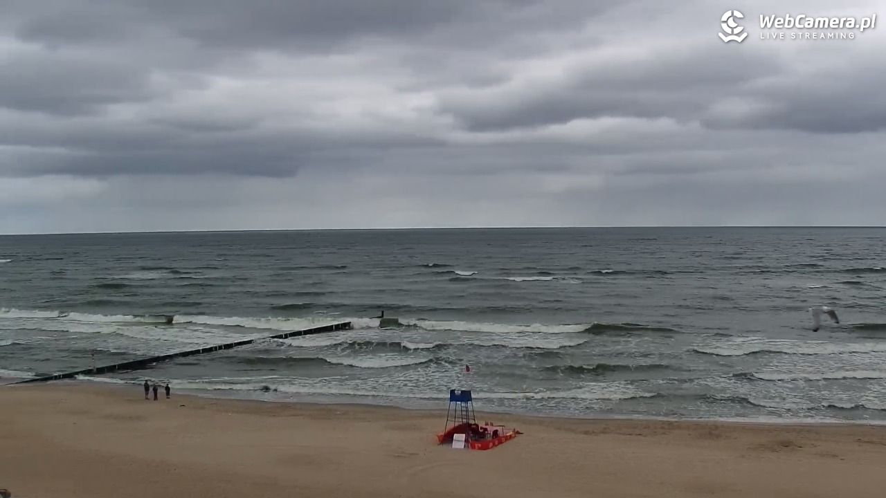 MIELNO - widok na plażę - 07 sierpień 2026, 12:11