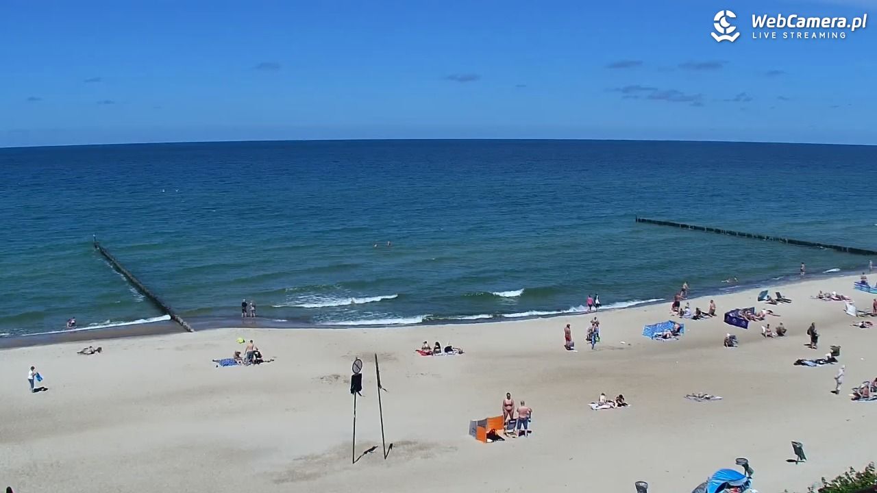 MIELNO - widok na plażę - 23 czerwiec 2026, 13:35
