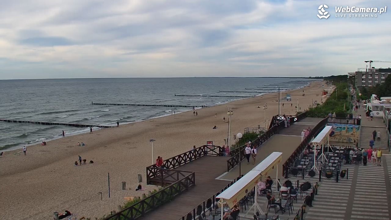 MIELNO - widok na plażę - 22 czerwiec 2026, 19:17