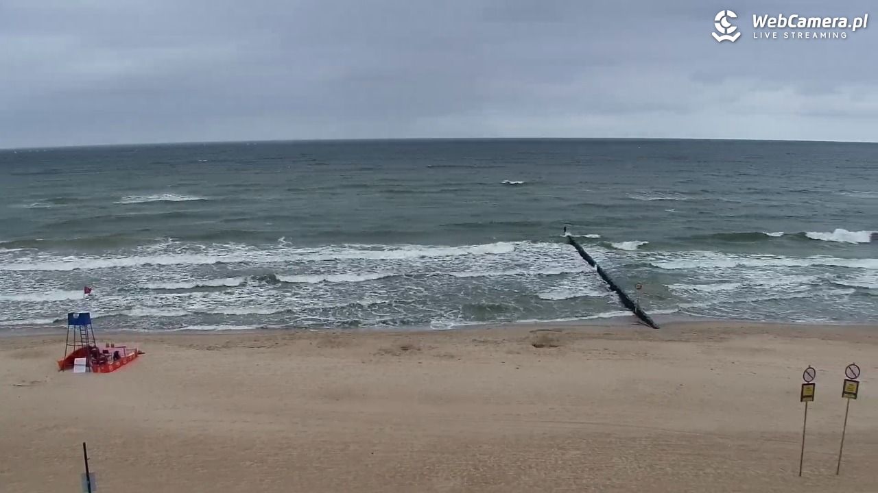 MIELNO - widok na plażę - 07 sierpień 2026, 11:57