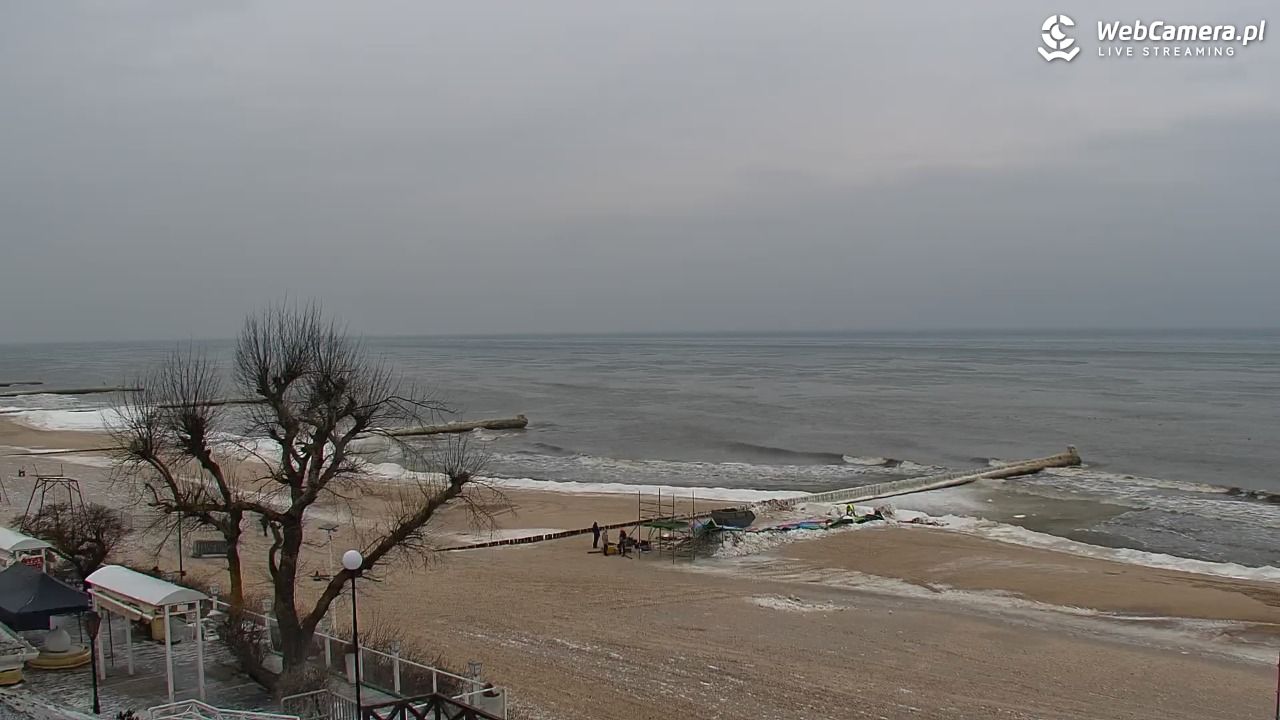 MIELNO - widok na plażę - 05 luty 2026, 10:09