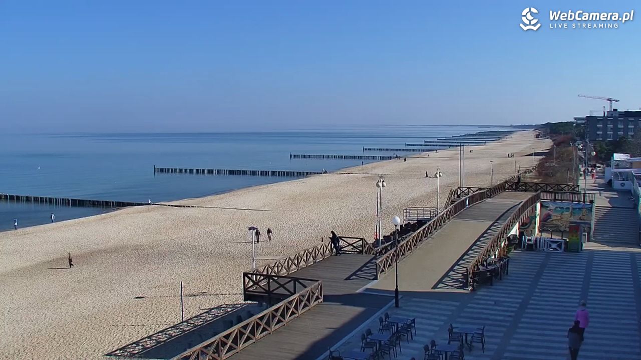 MIELNO - widok na plażę - 22 marzec 2026, 10:11