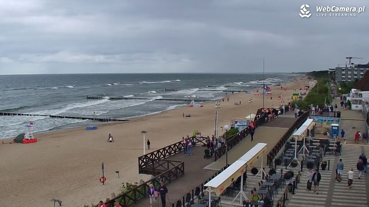 MIELNO - widok na plażę - 07 sierpień 2026, 12:14