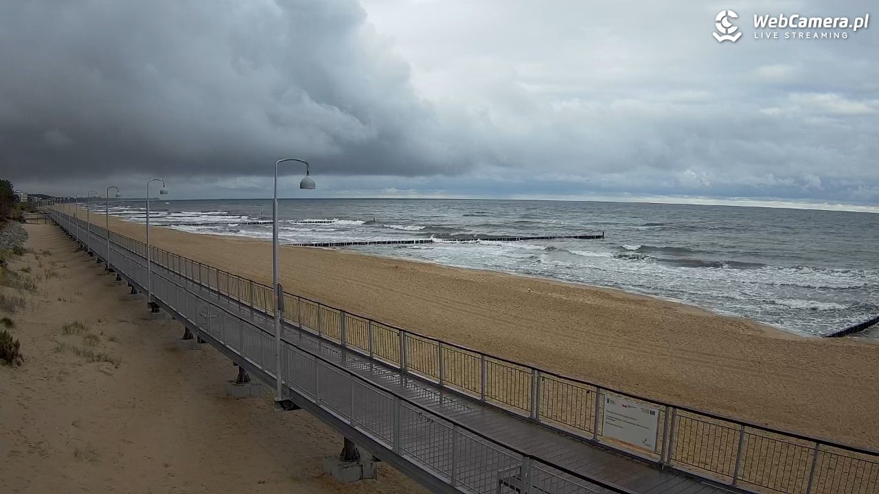 MIELNO - widok na promenadę NOWOŚĆ - 16 październik 2025, 09:47