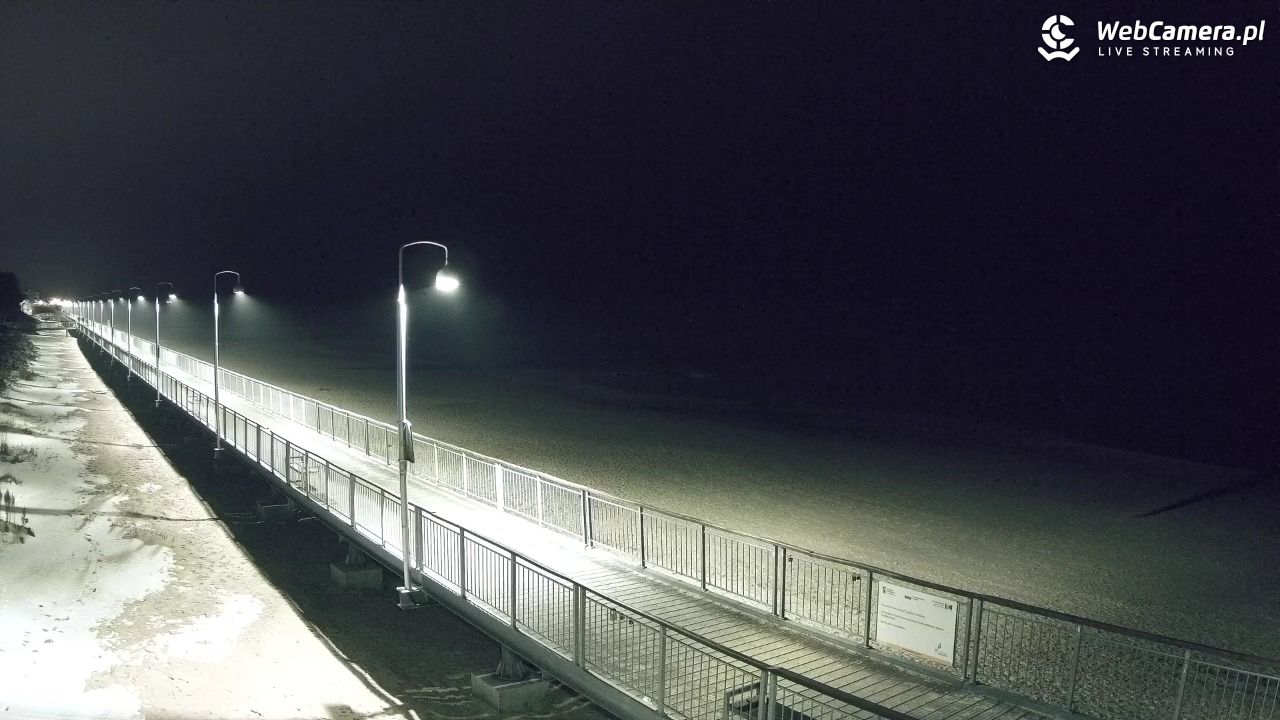 MIELNO - widok na promenadę NOWOŚĆ - 17 styczeń 2026, 20:24