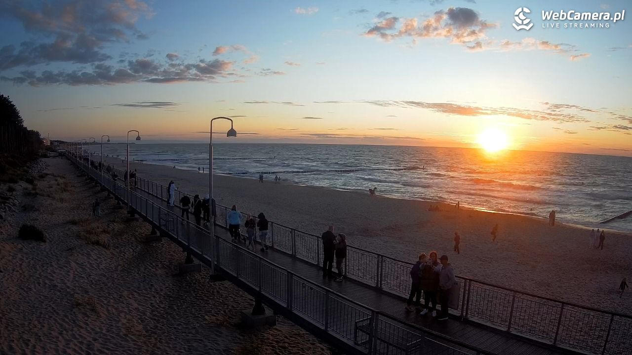 MIELNO - widok na promenadę NOWOŚĆ - 23 lipiec 2026, 21:02