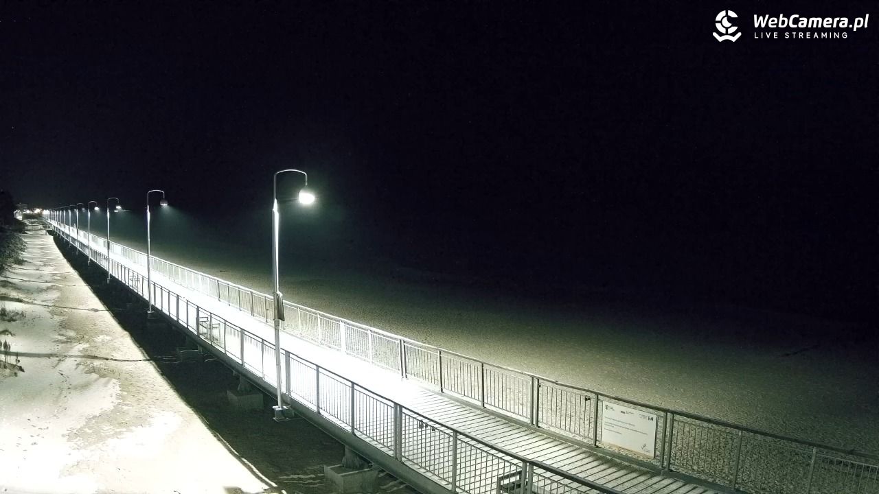 MIELNO - widok na promenadę NOWOŚĆ - 20 styczeń 2026, 01:39
