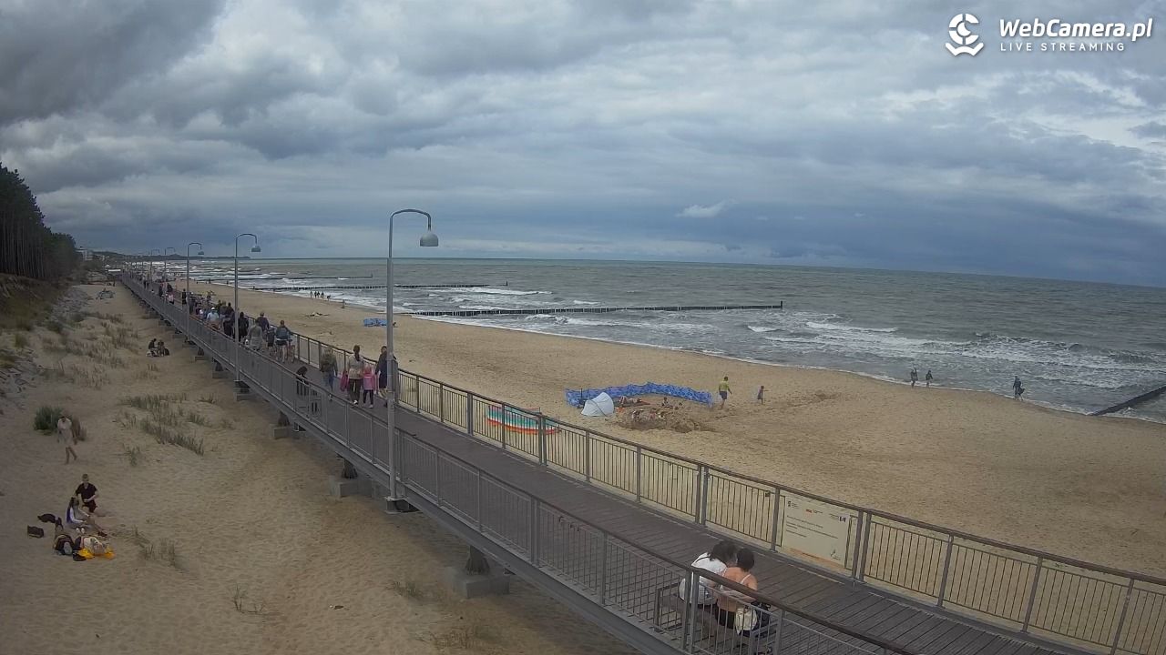 MIELNO - widok na promenadę NOWOŚĆ - 22 lipiec 2026, 12:32
