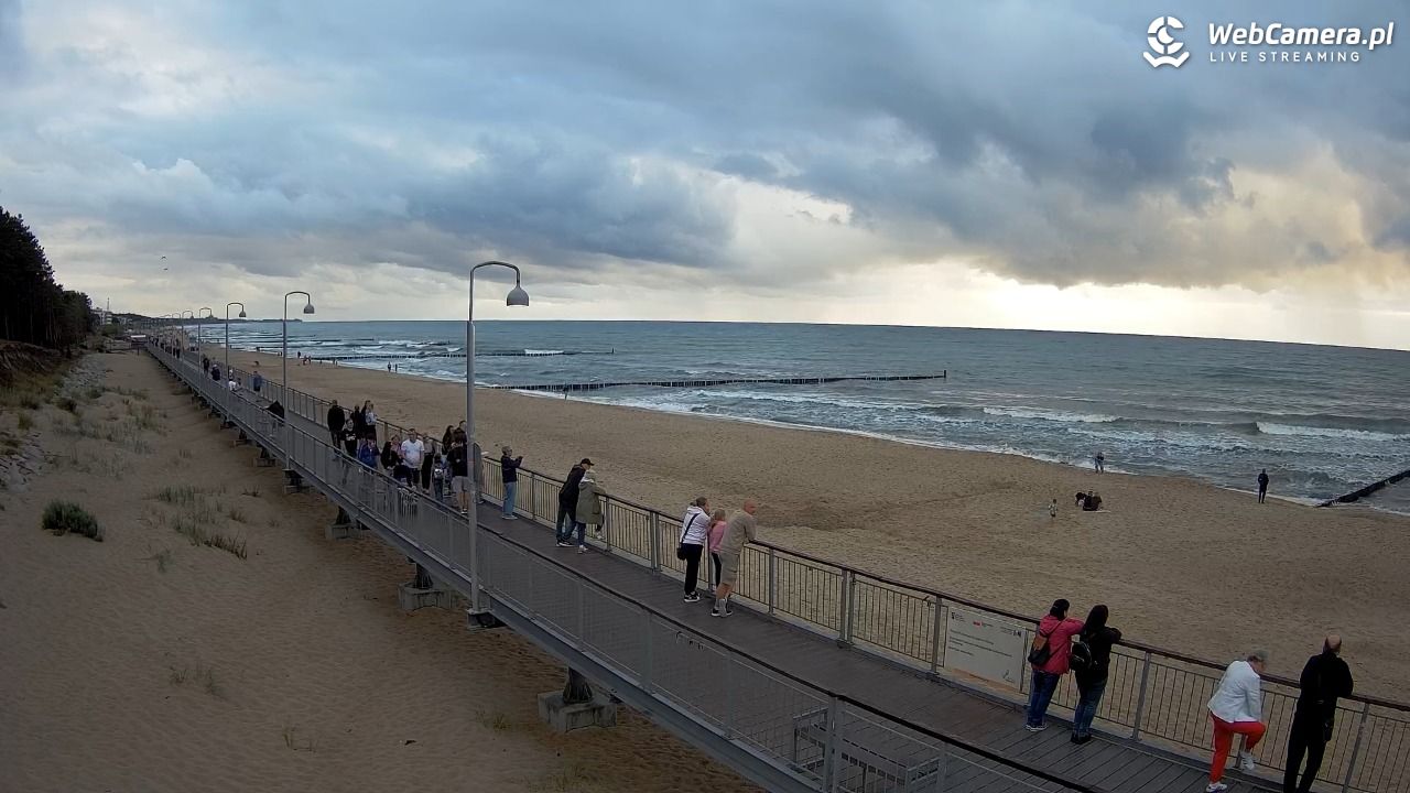 MIELNO - widok na promenadę NOWOŚĆ - 22 lipiec 2026, 20:04