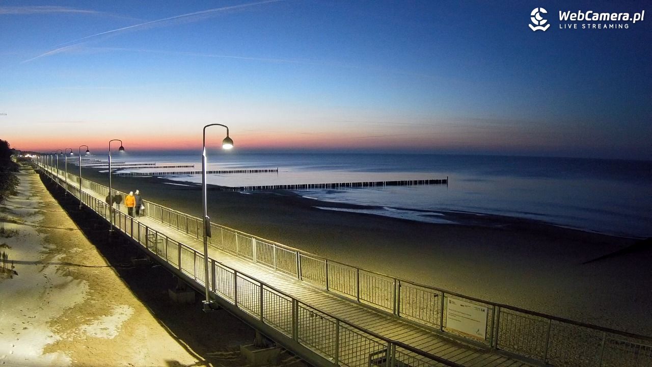 MIELNO - widok na promenadę NOWOŚĆ - 18 styczeń 2026, 17:05