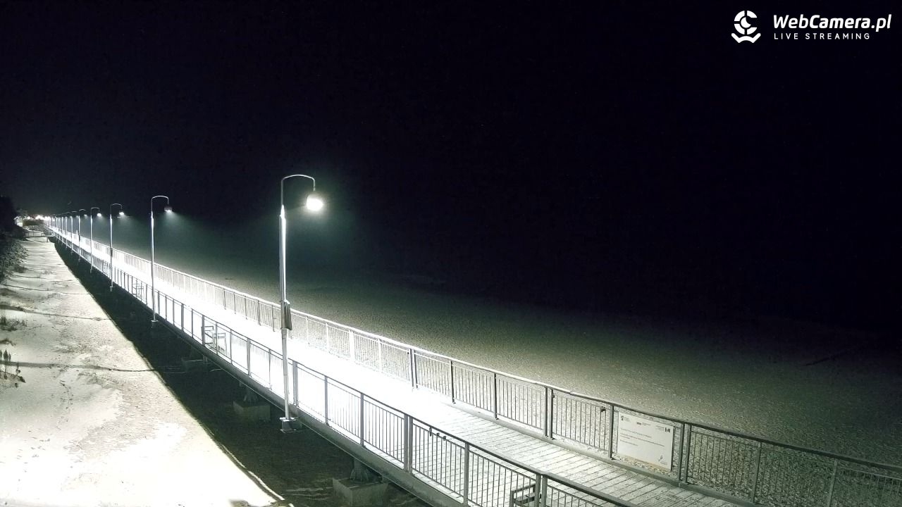 MIELNO - widok na promenadę NOWOŚĆ - 21 styczeń 2026, 19:17
