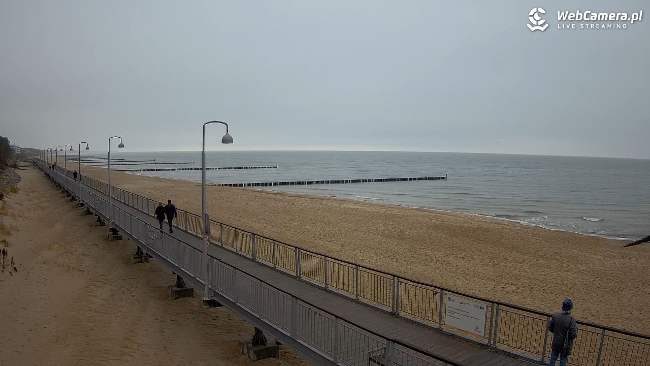 MIELNO - widok na promenadę NOWOŚĆ - 06 grudzień 2025, 12:25