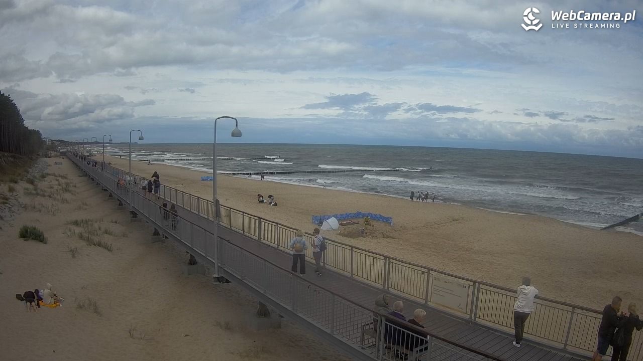 MIELNO - widok na promenadę NOWOŚĆ - 22 lipiec 2026, 11:46