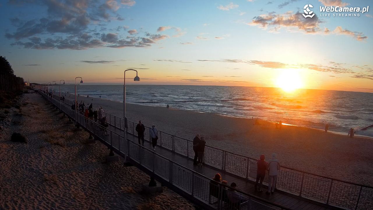 MIELNO - widok na promenadę NOWOŚĆ - 23 lipiec 2026, 20:59