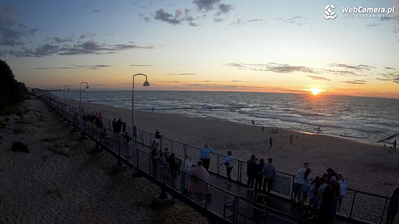 MIELNO - widok na promenadę NOWOŚĆ - 23 lipiec 2026, 21:06