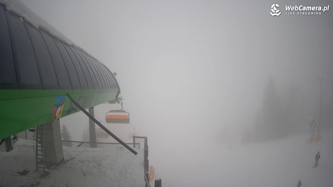 Słotwiny Arena - widok z górnej stacji - 25 styczeń 2026, 09:19