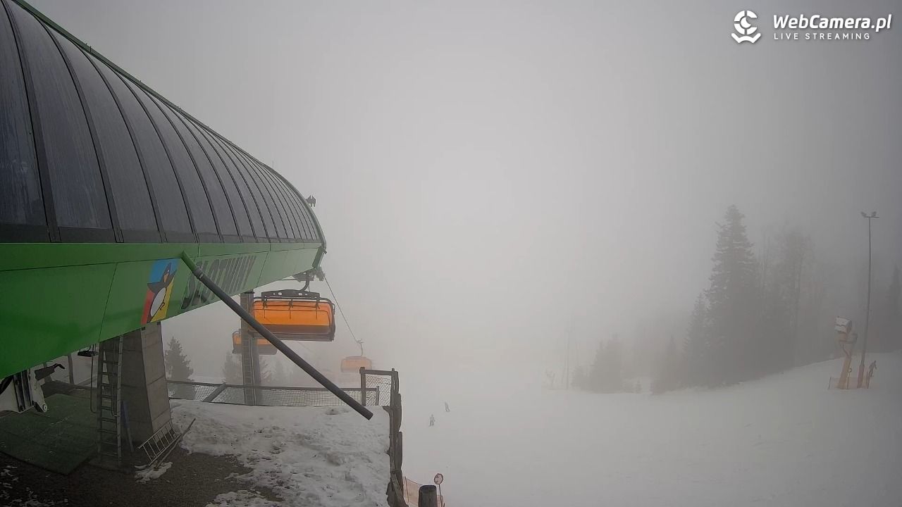 Słotwiny Arena - widok z górnej stacji - 04 grudzień 2025, 12:06