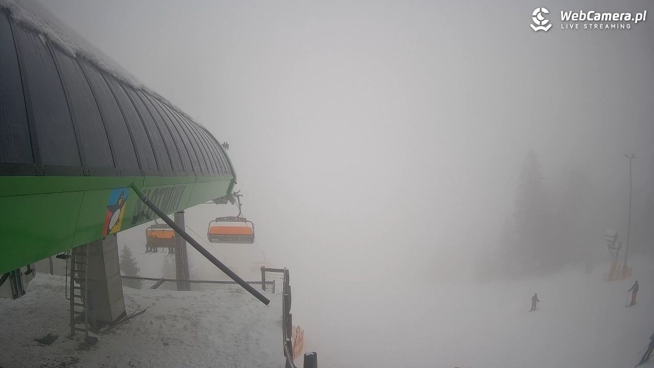 Słotwiny Arena - widok z górnej stacji - 25 styczeń 2026, 09:38