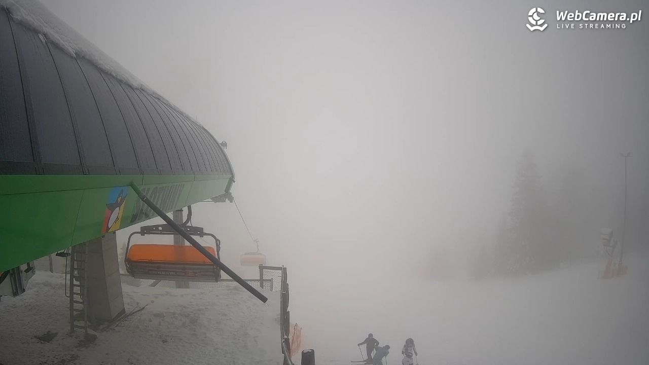 Słotwiny Arena - widok z górnej stacji - 25 styczeń 2026, 08:57