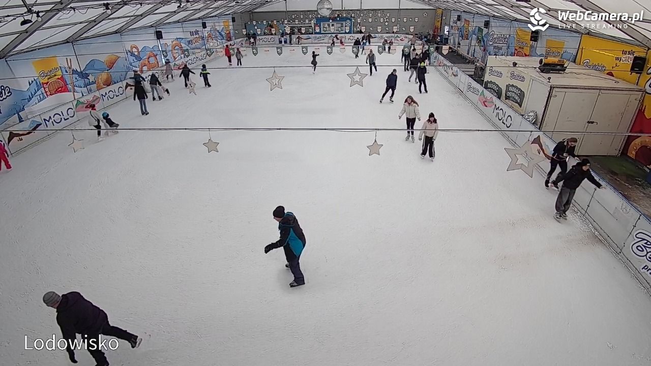 Molo Resort w Osieku - widok na basen kąpielowy - 10 luty 2026, 11:22