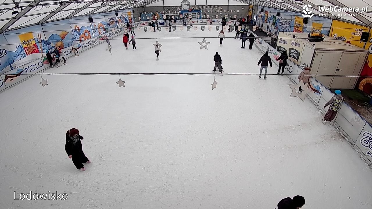 Molo Resort w Osieku - widok na basen kąpielowy - 10 luty 2026, 11:40