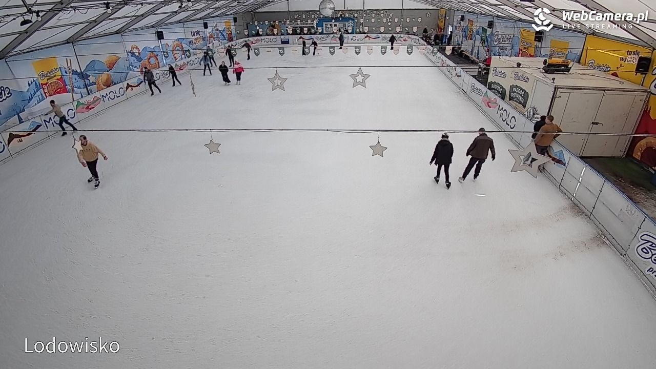 Molo Resort w Osieku - widok na basen kąpielowy - 12 luty 2026, 10:50