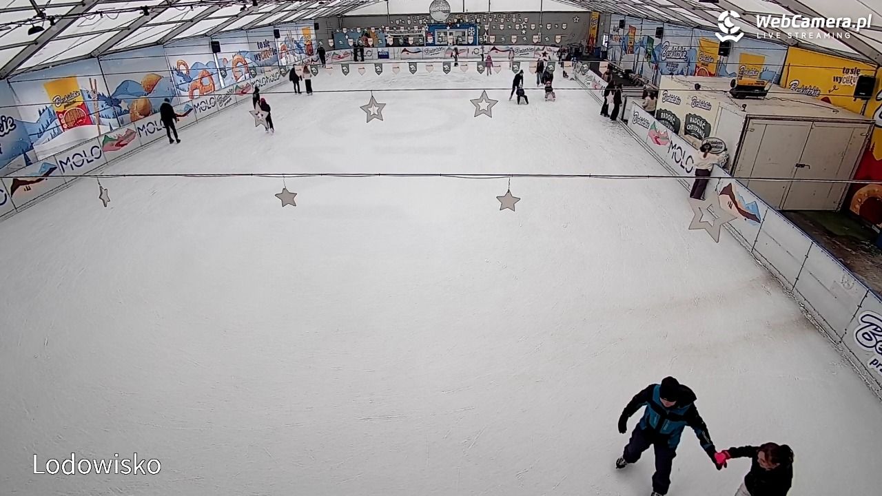 Molo Resort w Osieku - widok na basen kąpielowy - 10 luty 2026, 10:24