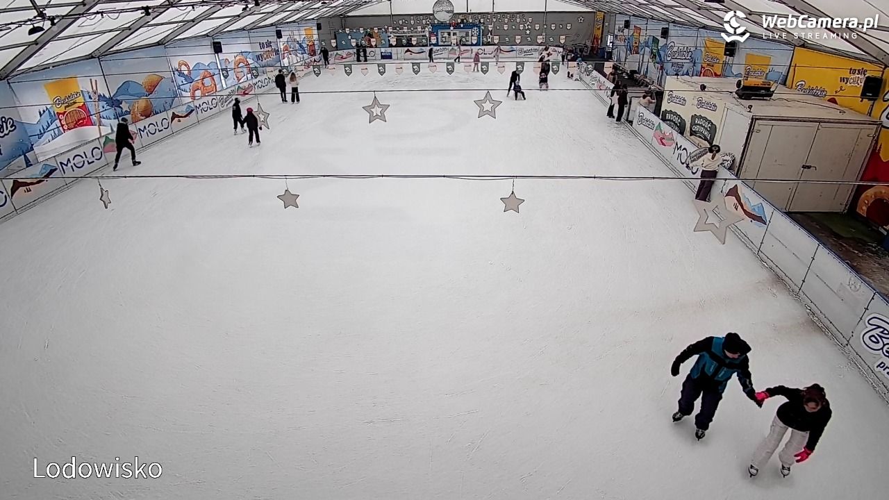 Molo Resort w Osieku - widok na basen kąpielowy - 10 luty 2026, 10:24