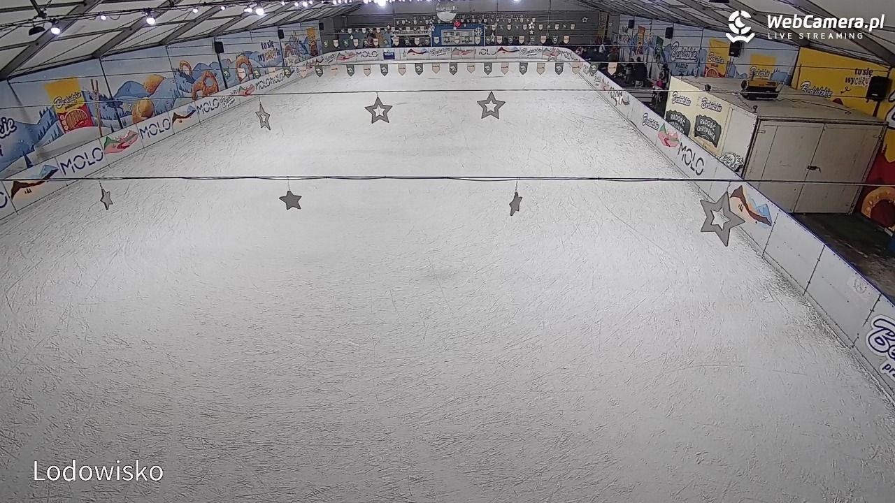 Molo Resort w Osieku - widok na basen kąpielowy - 10 luty 2026, 18:55