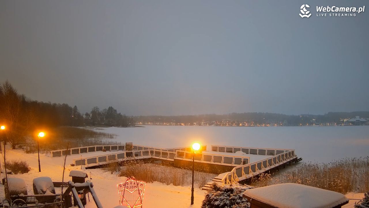 MRĄGOWO - Widok na Molo - 18 luty 2026, 06:23